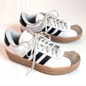 ADIDAS VL Court Bold Lifestyle Platform Sneakers Shoes Juniors Youth Size 6.5